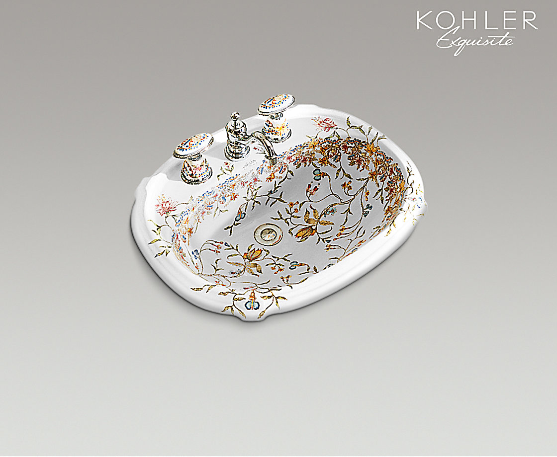 ENGLISH TRELLIS™ 英珀丽 修边式台上台盆