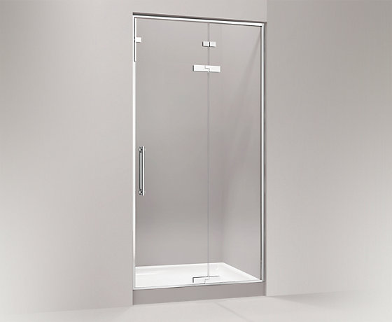 一字型(一扇固定玻璃 一扇门