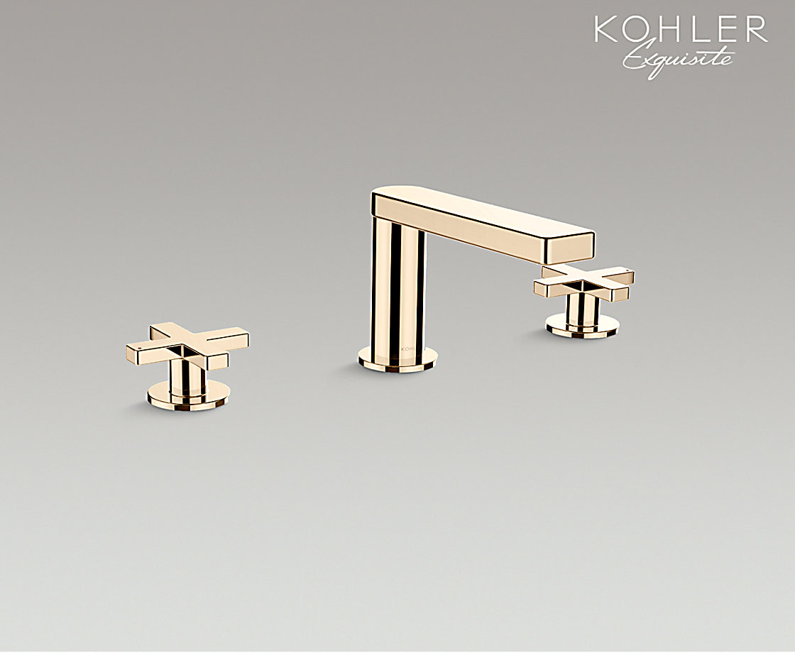 柏诗8寸脸盆龙头十字把手