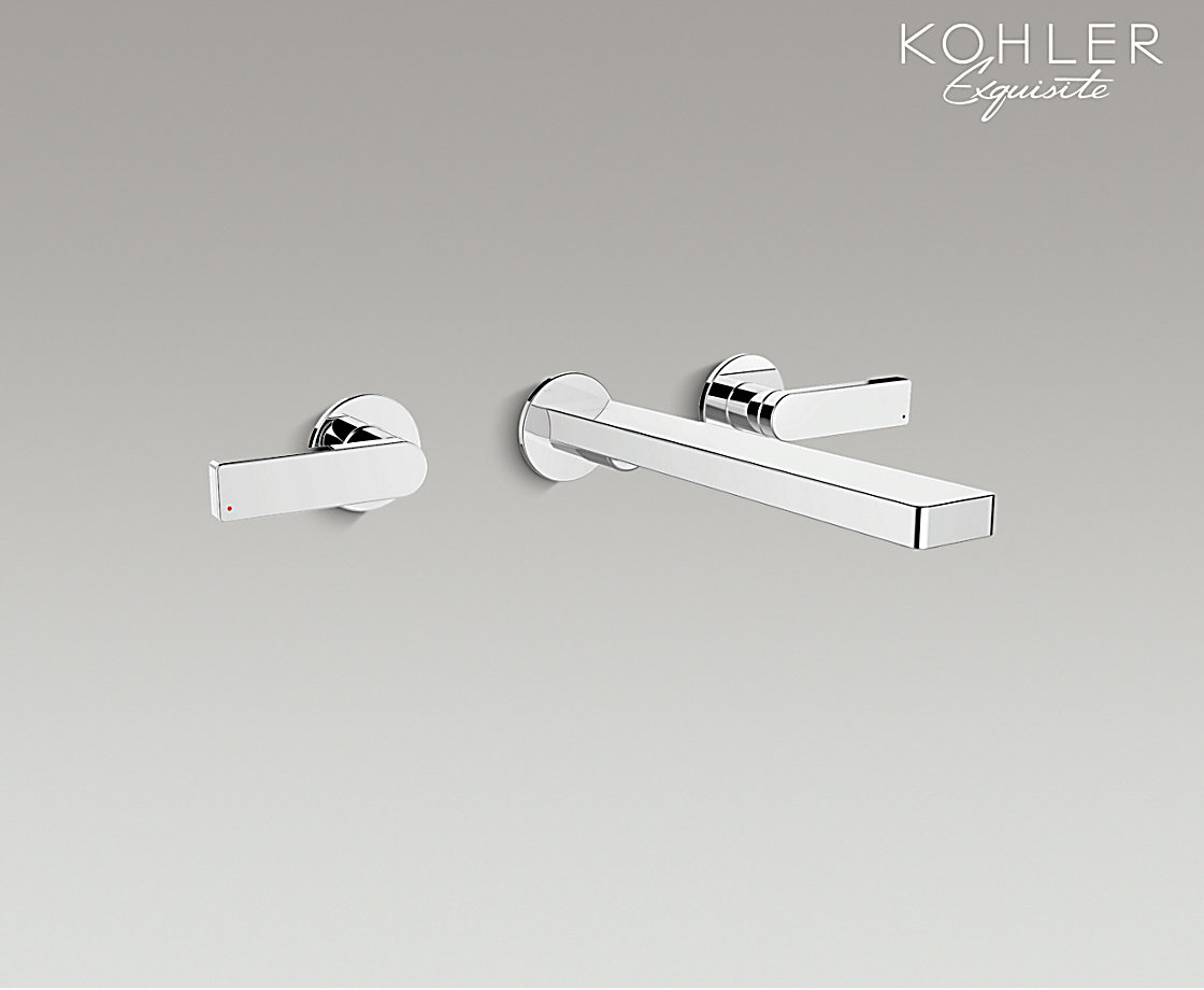 柏诗双把墙出水脸盆龙头_不含阀芯（杆型把手）