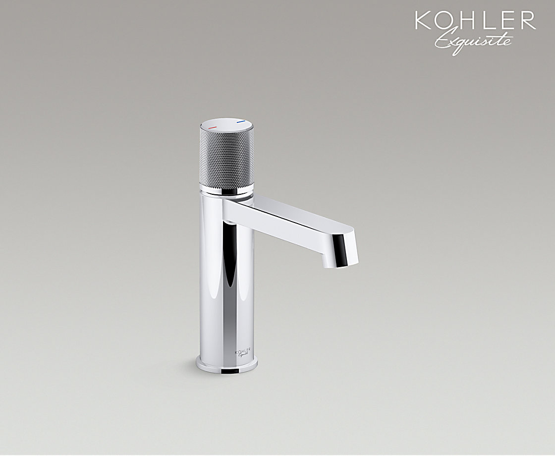 艺廷单把脸盆龙头 _柱型把手