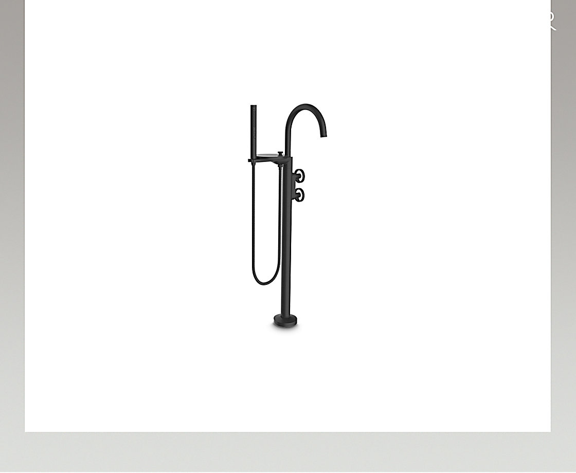 艺廷落地式浴缸花洒龙头