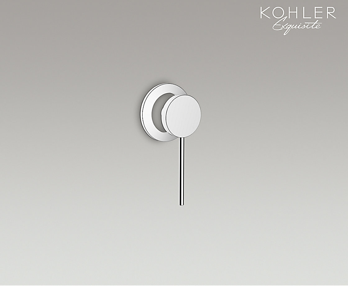 艺廷单把墙出水脸盆龙头把手细杆型