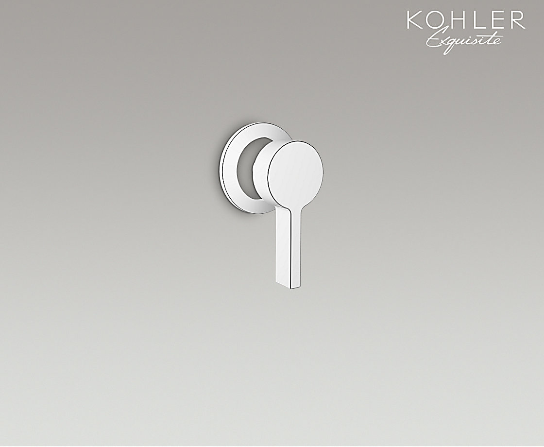 艺廷单把墙出水脸盆龙头把手杆型