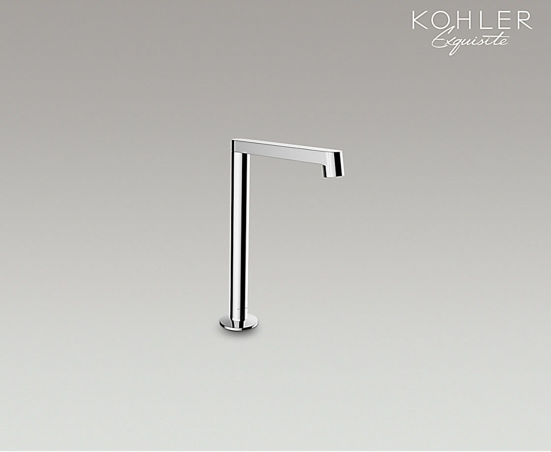 艺廷8寸脸盆龙头直杆型高出水嘴