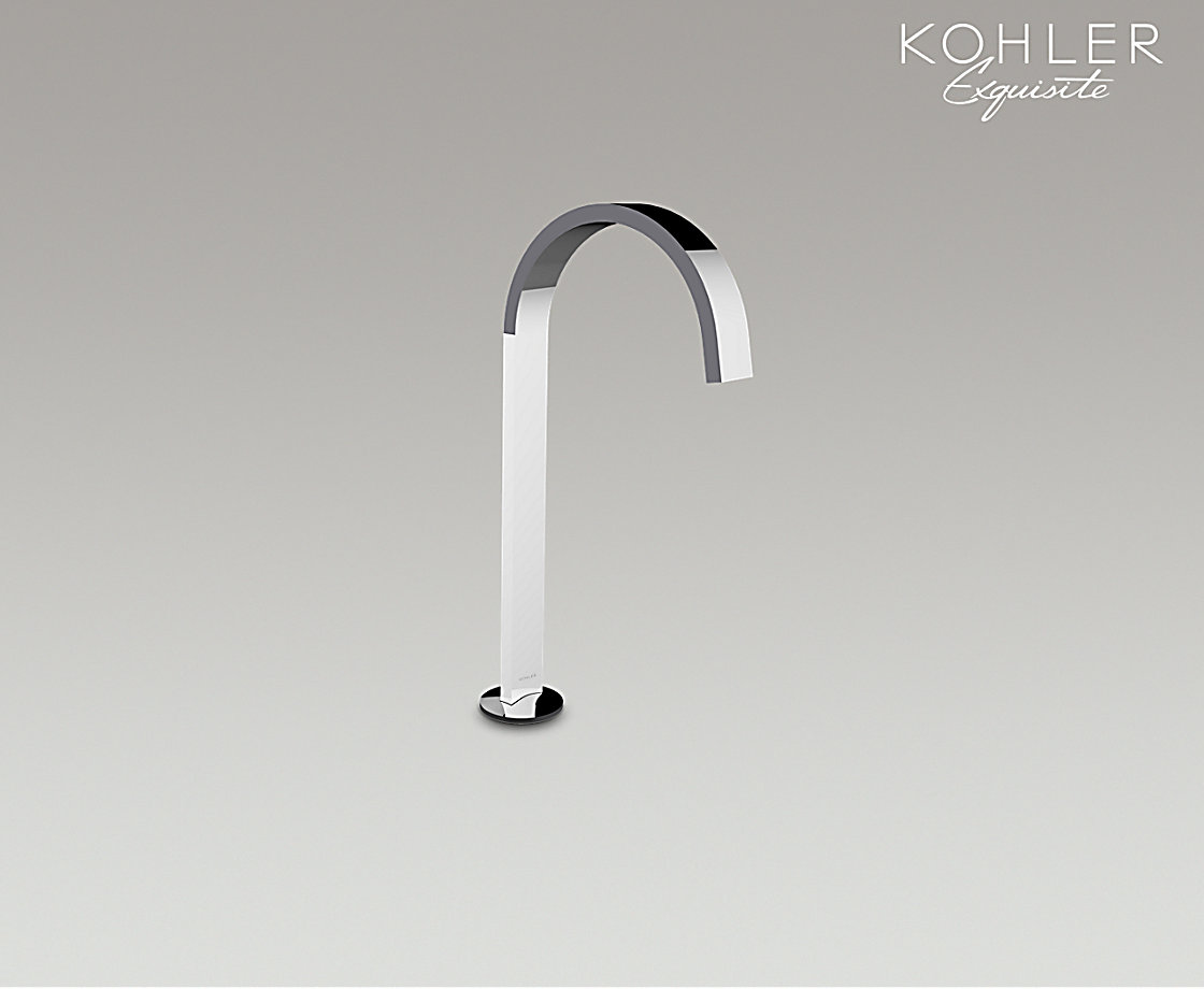 艺廷8寸脸盆龙头曲线型高出水嘴